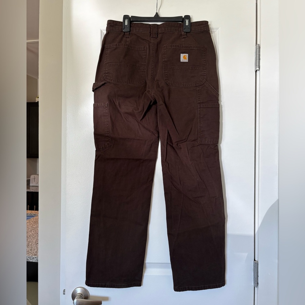 Carhartt Dark Brown Loose Fit Pants